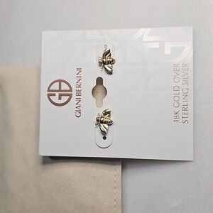 Giani Bernini Gold Bee Stud Earrings